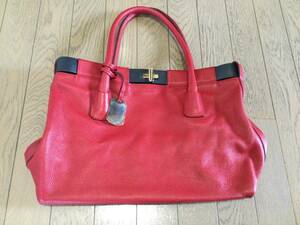 FURLA フルラ　デザインバック　レッド　