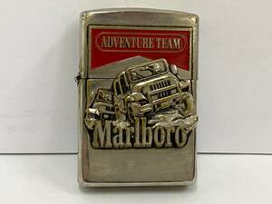 Zippo ジッポー ライター Marlboro マルボロ ADVENTURE TEAM アドベンチャーチーム ジッポ オイルライター 喫煙具 着火未確認 ジャンク