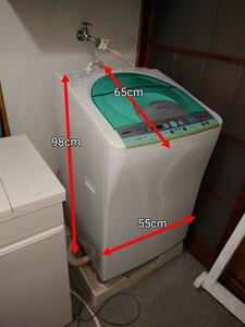 引き取りのみ SANYO 全自動洗濯機 ASW-J800Z 8kg 三洋電機