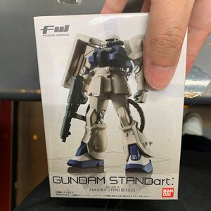 即決　未開封　FW GUNDAM STANDart 075 ザク2 ver 機動戦士ガンダム　ザクⅡ F-2TYPE ms-06f-2 075 連邦軍カラー