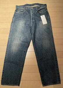 送料無料【新品未使用・W32】A.PRESSE アプレッセ Washed Denim Wide Pants デニム 22AW BIGE リーバイス501 comoli ciota MAATEE&SONS