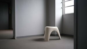 白［希少］柳宗理 エレファントスツール ELEPHANT STOOL ハビタ HABITA 検索）倉俣史朗 イームズ ウェグナー プルーヴェ ペリアン ヤマギワ