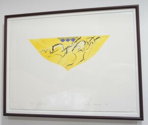 ＊増田聡子「作品」1996年　銅版画　東京画廊　現代美術　VOCA展96出品作家　いかにも増田聡子らしい動きのある作品です。真作保証