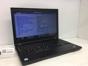 ジャンク/ LENOVO 20JRA0E3JP ThinkPad L570 W10DG Intel Core i3-6100U メモリ4.1GB HDD500.1GB 【G23321】