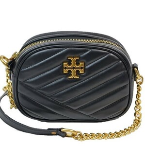 【新品同様】トリーバーチ KIRA CHEVRON SMALL CAMERA BAG キラ ショルダーバッグ