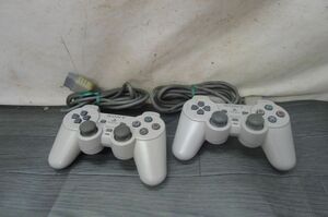 CC1289 SONY/ソニー Playstation1専用 PS1 コントローラー 2点まとめてお得セット SCPH-1200 コントローラー ゲーム おもちゃ 動確OK /60