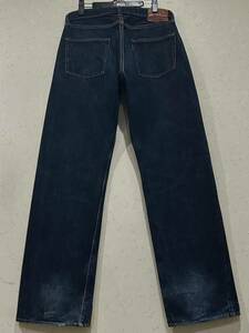 ※桃太郎ジーンズ MOMOTAROJEANS セルビッチ デニムパンツ 日本製 濃紺 33 　　　　　　　 BJBC.H