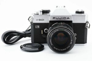 [良品] フジカ FUJICA ST801 一眼レフ 35mm フィルムカメラ + FUJINON 55mm f/1.8 M42 2106224