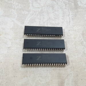 新品・未使用品 ZILOG 　Z80-CPU×3個セットIC ビンテージCPU Z84C0020PEC 84C0020 20Mhz　DIP-40　送料120円～