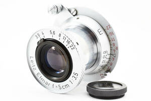 美品 ライカ Leica Leitz Elmar 5cm F3.5 L 沈胴 赤エルマー #1357
