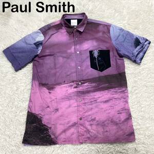 嵐着用　19ss ☆美品☆ Paul Smith フォトグラフィック　半袖シャツ　Lサイズ