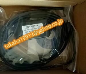 ◆【新品！】　三菱電機 シーケンサー PLC FXシリーズRS-422変換ケーブル USB-SC09-FX 黑 代用品【６か月安心保証】