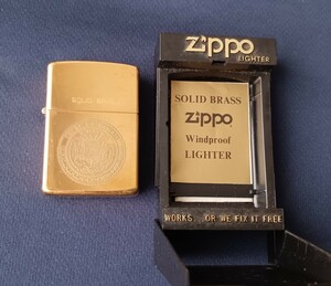 Zippo/ジッポー　SOLID BRASS STATE OF HAWAII　ダブルイヤー 1932-1988　ソリッドブラス　ハワイ