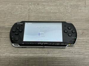 ☆ PSP ☆ プレイステーションポータブル PSP-3000 ピアノブラック 動作品 本体のみ Playstation Portable バッテリー欠品 0266