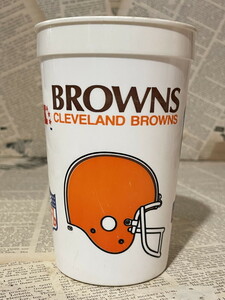 ☆1970年代/プラスチックカップ/アメフト/ブラウンズ/ICEE/即決ビンテージUSA/NFL/Plastic Cup(70s/Browns) OC-039