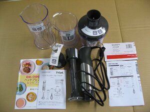 【ジャンク品、ブレンダー欠品、テープ汚れあり】T-FAL　ハンドブレンダー ベビーマルチ HB65H8JP 3016661156717