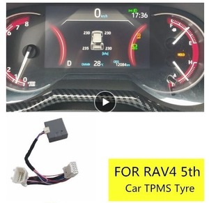 【送料無料】スマート カー TPMS タイヤ 空気圧 監視システム デジタル LCD ダッシュボード ディスプレイ トヨタ Rav4 2019 2020 Xa50 アラ