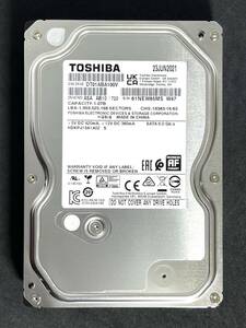 【送料無料】 ★ 1TB ★　TOSHIBA / DT01ABA100V 【使用時間： 0 ｈ】2021年製　新品同様　3.5インチ内蔵 HDD　SATA　東芝　AVコマンド対応