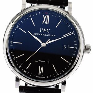 IWC SCHAFFHAUSEN IW356502 ポートフィノ デイト 自動巻き メンズ 箱付き_792674