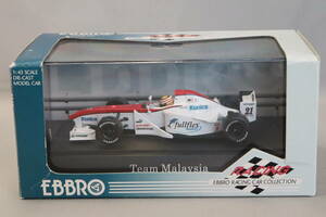 エブロ フォーミュラ・ニッポン チーム マレーシア 白／赤（EBBRO Formula Nippon Team Malaysia White/Red）1/43スケール