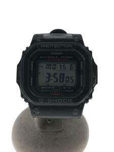 CASIO◆ソーラー腕時計・G-SHOCK/デジタル/BLK