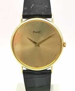 超美品 PIAGET ピアジェ 9065 ラウンド K18YG 30.6ｇ イエローゴールド 手巻き 時計