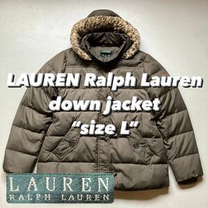 LAUREN Ralph Lauren down jacket “size L” ローレンラルフローレン ダウンジャケット