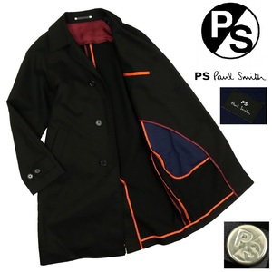 【S2691】【美品】【定価49,500円】PS Paul Smith ピーエスポールスミス ダブルクロスステンカラーコート 202118 サイズS 