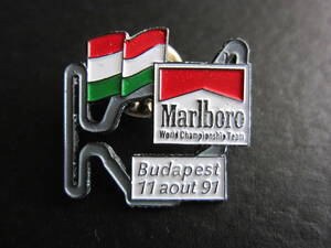 マルボロ■Marlboro■タバコ■Budapest 11 aout 91■World Championship Team■ピンズ■ピンバッジ■フラン