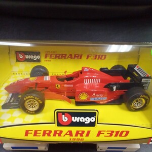 ブラーゴ 1/24 Burago F310 絶版 1996 フェラーリ シューマッハ Ferrari F1 フォーミュラコレクションイタリア製 箱付き　即決