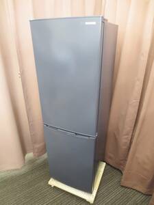■アイリスオーヤマ　2ドア冷蔵庫　162L　2021年製　グレー　IRSE-16A-HA