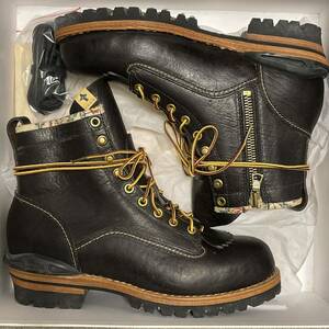 FIL限定 名作 visvim POUNDMAKER BOOTS MID-FOLK BLACK US9 27センチ相当