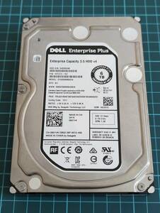 [動作確認済み] 6TB HDD シーゲイト エンタープライズ容量 7200RPM 12Gb/s SAS インターフェース 3.5インチ内蔵 + SAS to SATA アダプタ