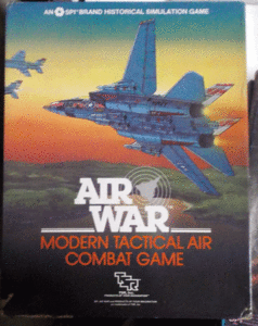 TSR/SPI AIR WAR MODERN TACTICAL AIR COMBAT GAME/駒未切断/日本語訳無し