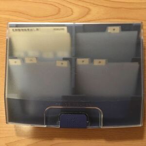 コクヨ 名刺ケース 名刺入れ フラットタイプ 半透明 ブルー カードケース 事務用品 文房具