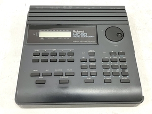 【動作保証】 Roland MC-50 リズムマシン マイクロコンポ シーケンサー MIDI ローランド 音響 機材 オーディオ 中古 H8770315