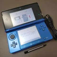 安心の整備済み！◆任天堂3DS 中古本体◆コバルトブルー◆50