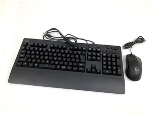 【動作保証】Logicool G213 有線 キーボード G403 マウス 2点セット ロジクール PC周辺機器 中古 O8825503