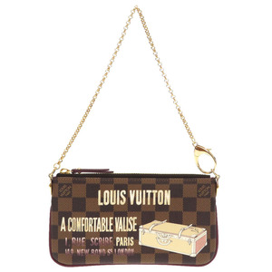 美品 ルイ ヴィトン モノグラム ポシェット ミラMM N63091 ポーチ アクセサリーポーチ バッグ LV 0086 LOUIS VUITTON