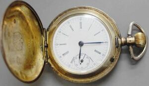 アンティーク スイス 懐中時計 CASIMIR 800銀 ライチョウマーク Breguet hour spring 動作品 CHATON