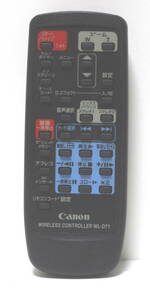 CANON　 ビデオカメラ　PV1用リモコン　WL-D71 