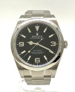 ROLEX ロレックス エクスプローラー1 214270 オイスターパーペチュアル 黒文字盤 自動巻 G番 メンズ 2010年 腕時計 本体のみ