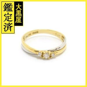 STAR JEWELRY スタージュエリー リング 指輪 K18 PT900 ダイヤモンド 0.10ct 10号 【460】2143500236574