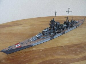 タミヤ ドイツ重巡洋艦 プリンツ・オイゲン 1/700 完成品（ジャンク）