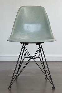 ①1957-1959年 Charles and Ray Eames DSR Herman Miller オリジナル サイドシェルチェア エッフェルベース ビンテージ