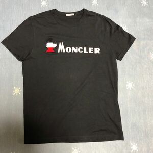 1円スタート MONCLER モンクレール　半袖　Tシャツ M サイズ　紺　ネイビー