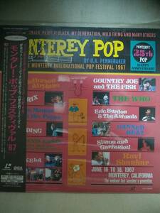 Ｌ9340 LD・レーザーディスク The Monterey International Pop Festival