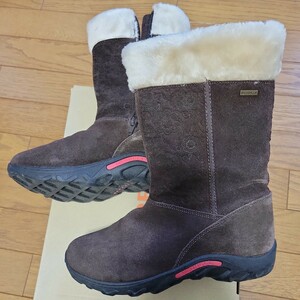 ♪　程度良好　MERRELL　メレル　ブーツ　ブラウン　24cm　♪　