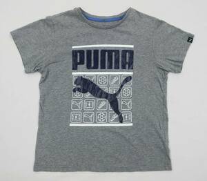 ★Puma　サイズ150 　プーマ　Tシャツ　キッズ　グレー　半袖　春夏　トップス　子供服　＃2085