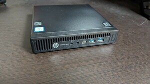 HP ミニデスクトップPC EliteDesk 800 G2 DM 35W Intel Core i5-6100T RAM8GB BIOS起動可 ACアダプタ付